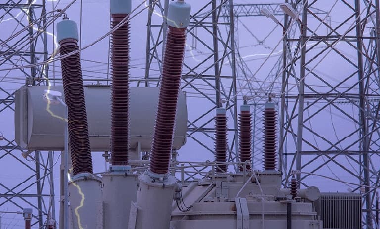 bushings con fallos eléctricos y descargas parciales