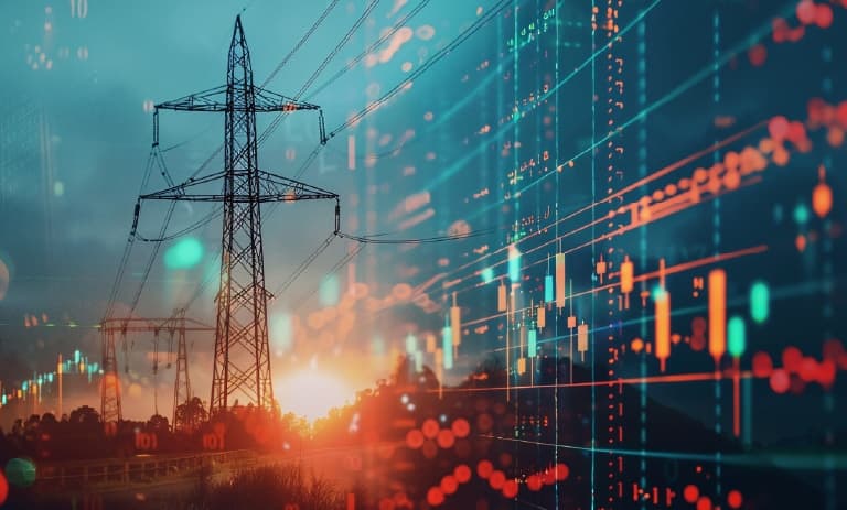 Red eléctrica con análisis remoto